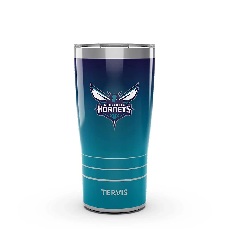 Tervis Charlotte Hornets 20oz Ombre Stainless Steel Travel Tumbler