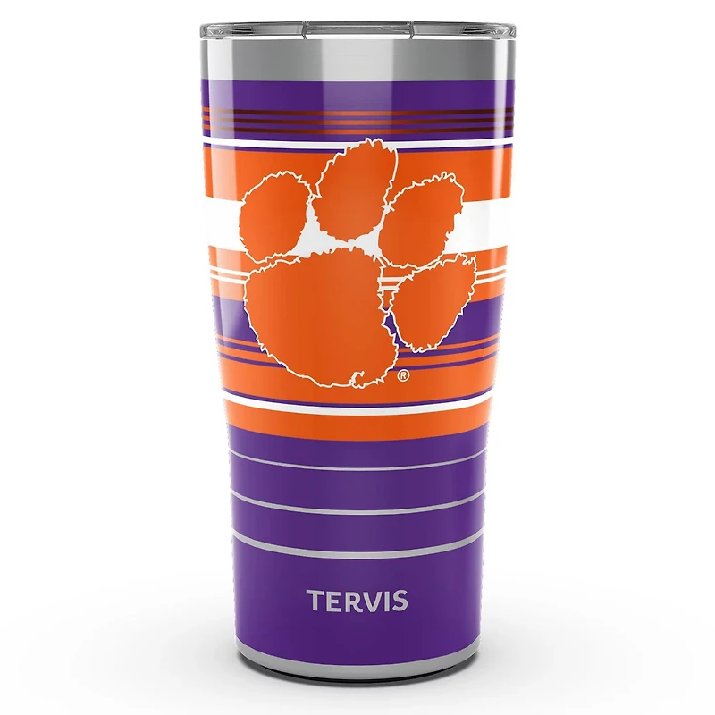 Tervis Clemson Tigers 20oz Hype Stripe Stainless Steel Tumbler