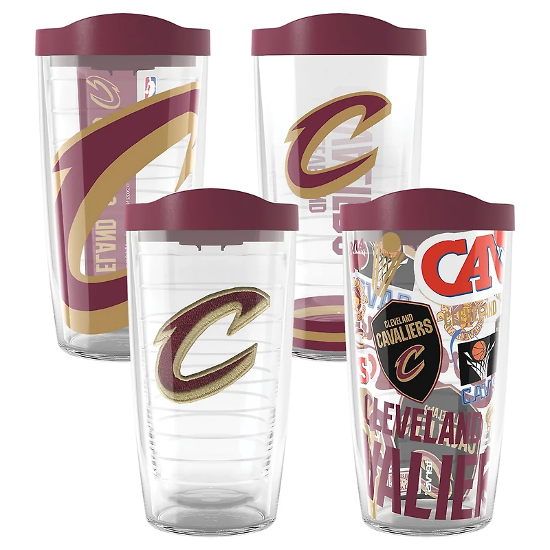 Tervis Cleveland Cavaliers Four-Pack 16oz Classic Tumbler Set