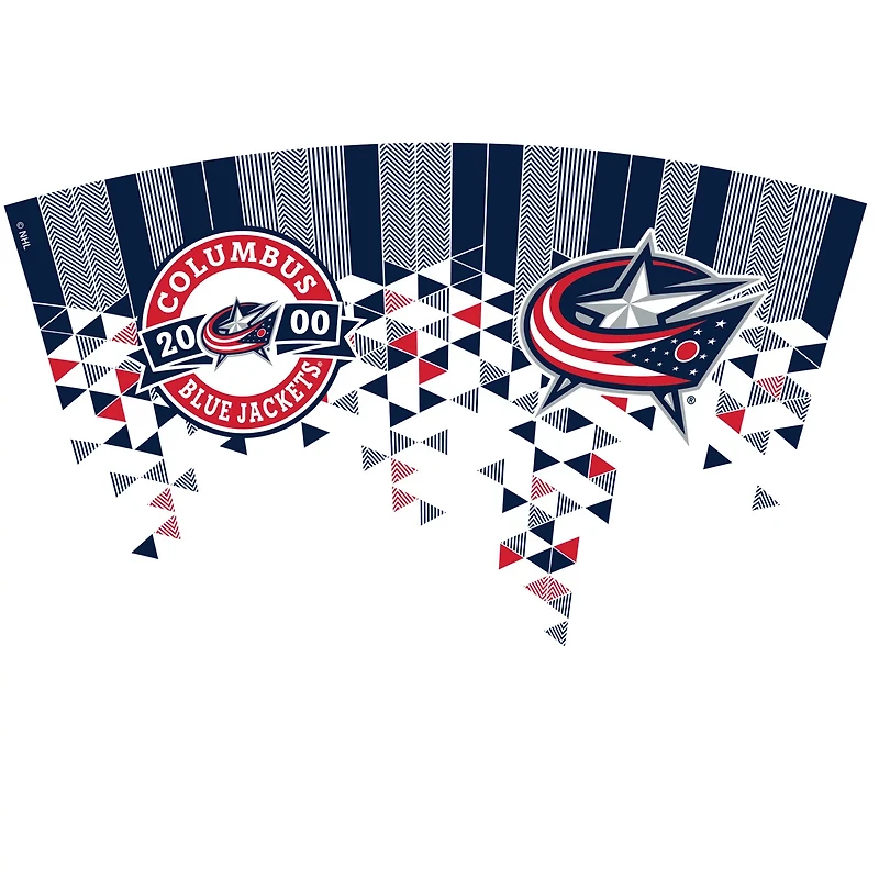 Tervis Columbus Jackets 24oz Shatter Classic Tumbler with Straw Lid