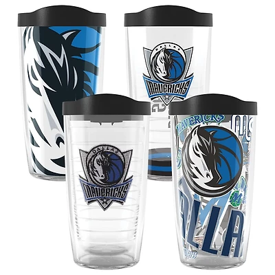 Tervis Dallas Mavericks Four-Pack 16oz Classic Tumbler Set