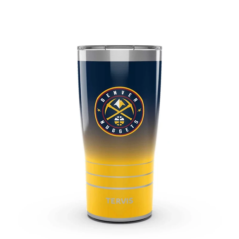 Tervis Denver Nuggets 20oz Ombre Stainless Steel Travel Tumbler