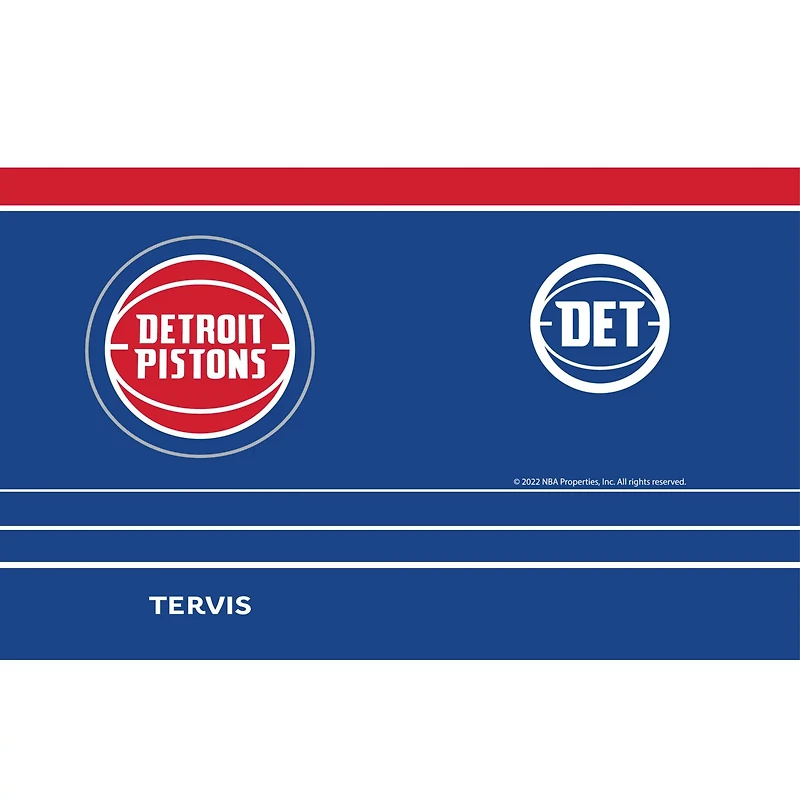 Tervis Detroit Pistons 20oz MVP DuraPrint Stainless Steel Travel Tumbler