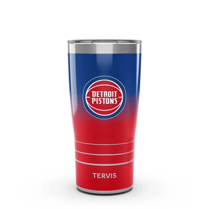 Tervis Detroit Pistons 20oz Ombre Stainless Steel Travel Tumbler