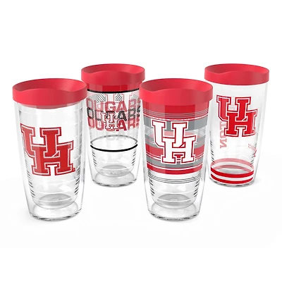 Tervis Houston Cougars Four-Pack 16oz Classic Tumbler Set