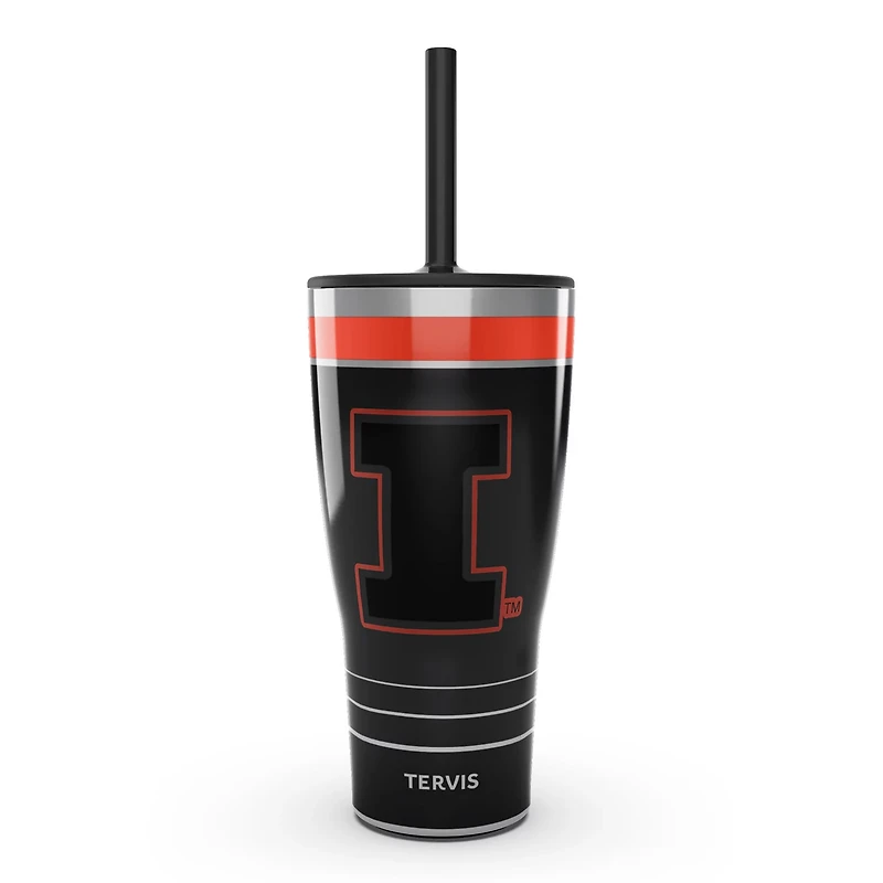 Tervis Illinois Fighting Illini 30oz Night Game Tumbler with Straw