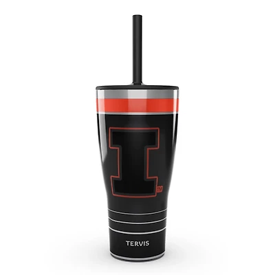Tervis Illinois Fighting Illini 30oz Night Game Tumbler with Straw