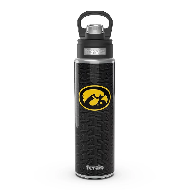 Tervis Iowa Hawkeyes 24oz Weave Stainless Steel Wide Mouth Bottle