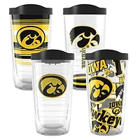 Tervis Iowa Hawkeyes Four-Pack 16oz Classic Tumbler Set