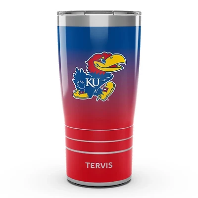 Tervis Kansas Jayhawks 20oz Ombre Stainless Steel Tumbler