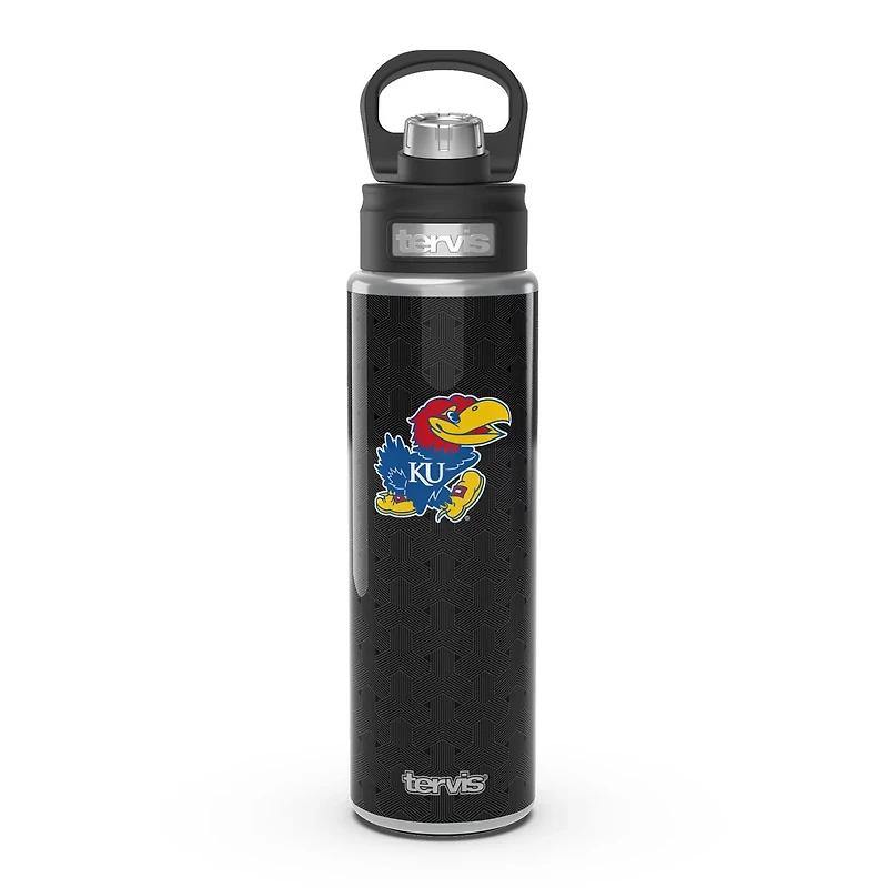 Tervis Kansas Jayhawks 24oz Weave Stainless Steel Wide Mouth Bottle