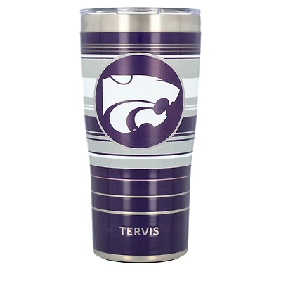 Tervis Kansas State Wildcats 20oz Hype Stripe Stainless Steel Tumbler