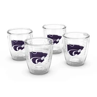 Tervis Kansas State Wildcats 4-Pack 12oz Emblem Tumbler Set