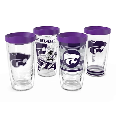 Tervis Kansas State Wildcats Four-Pack 16oz Classic Tumbler Set
