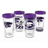 Tervis Kansas State Wildcats Four-Pack 16oz Classic Tumbler Set