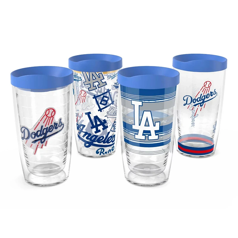 Tervis Los Angeles Dodgers Four-Pack 16oz Classic Tumbler Set