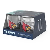 Tervis Louisville Cardinals 4-Pack 12oz Emblem Tumbler Set
