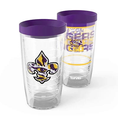 Tervis LSU Tigers 2-Pack 16oz Competitor Emblem Tumbler Set