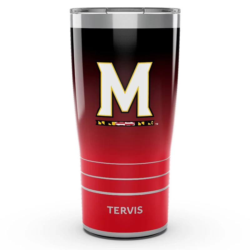 Tervis Maryland Terrapins 20oz Ombre Stainless Steel Tumbler