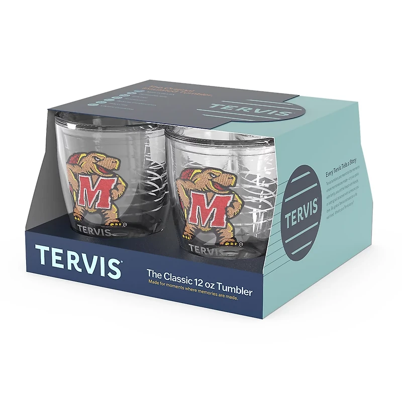 Tervis Maryland Terrapins 4-Pack 12oz Emblem Tumbler Set
