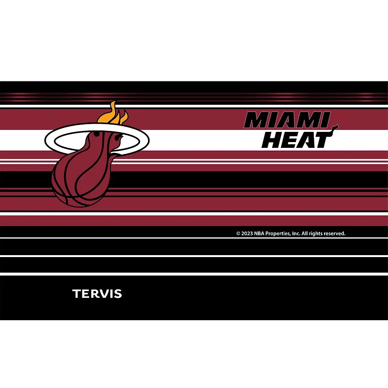 Tervis Miami Heat 20oz Hype Stripes Stainless Steel Tumbler