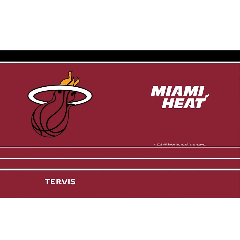 Tervis Miami Heat 20oz MVP DuraPrint Stainless Steel Travel Tumbler