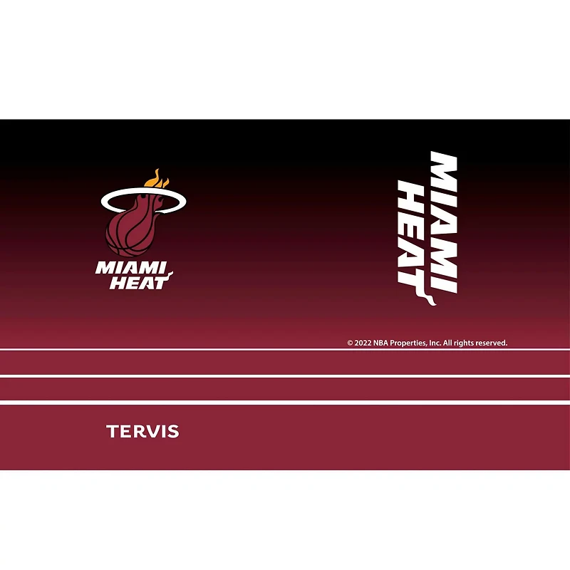 Tervis Miami Heat 20oz Ombre Stainless Steel Travel Tumbler