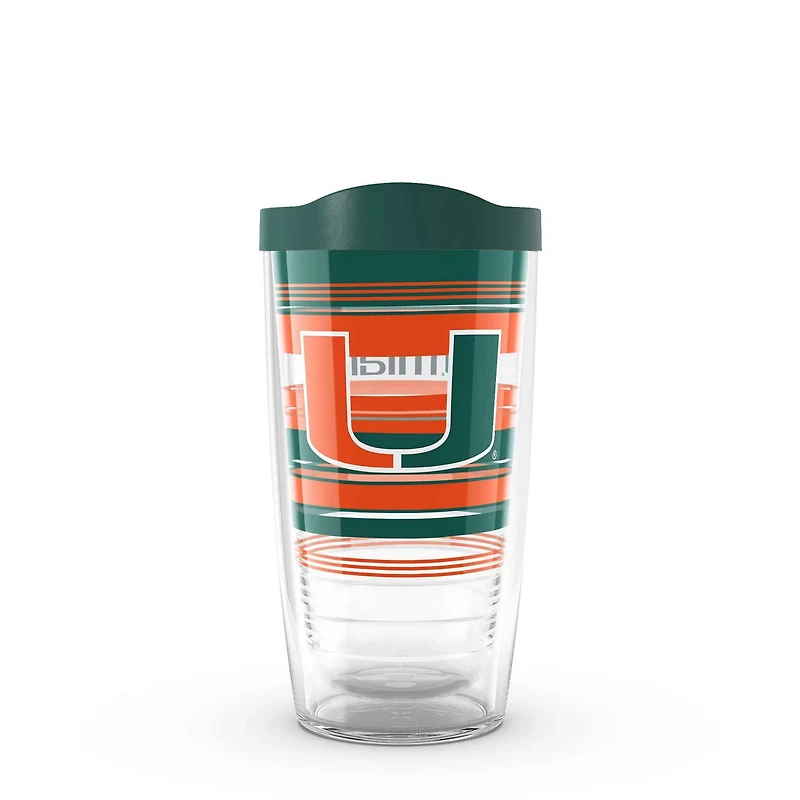 Tervis Miami Hurricanes 16oz Hype Stripes Classic Tumbler