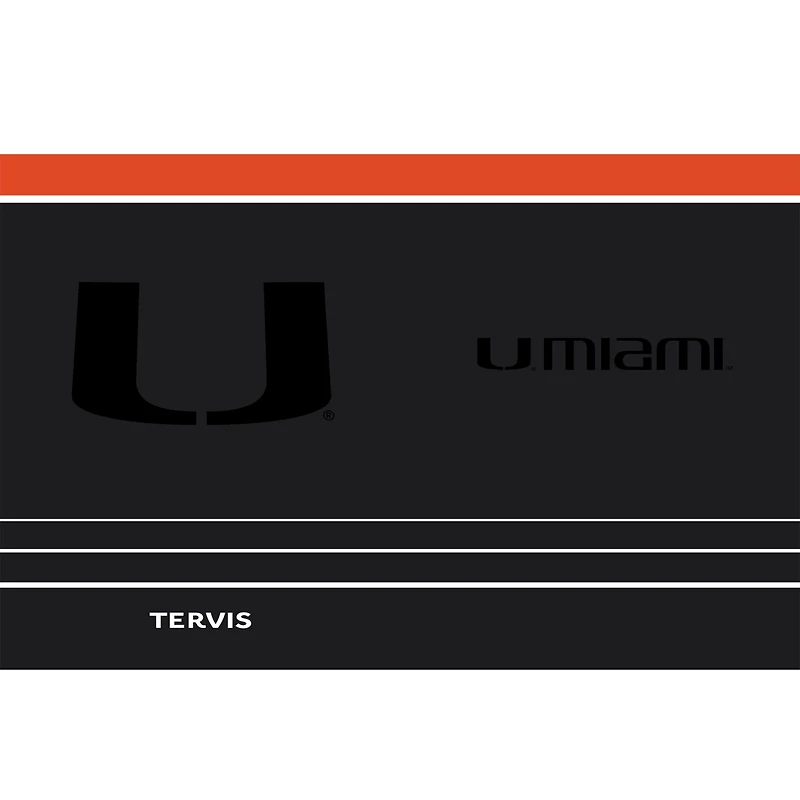 Tervis Miami Hurricanes 30oz Night Game Tumbler with Straw