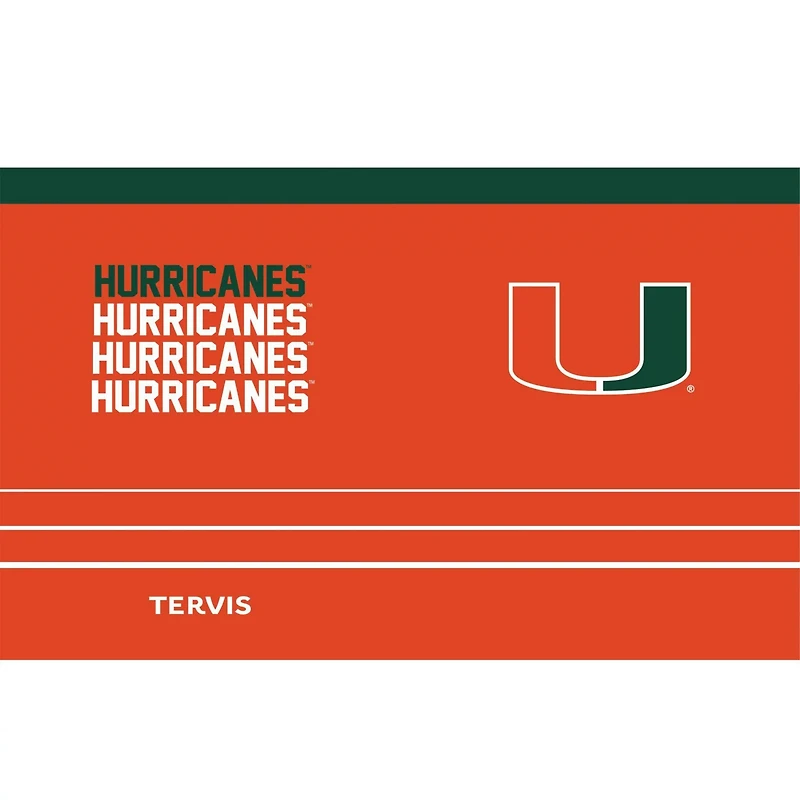 Tervis Miami Hurricanes Reverb 20oz Stainless Steel Tumbler