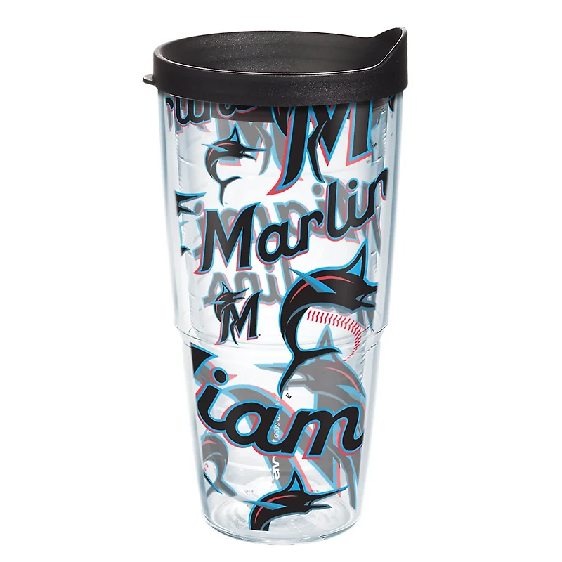 Tervis Miami Marlins 24oz All Over Classic Tumbler