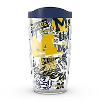 Tervis Michigan Wolverines 10oz Allover Classic Wavy Tumbler