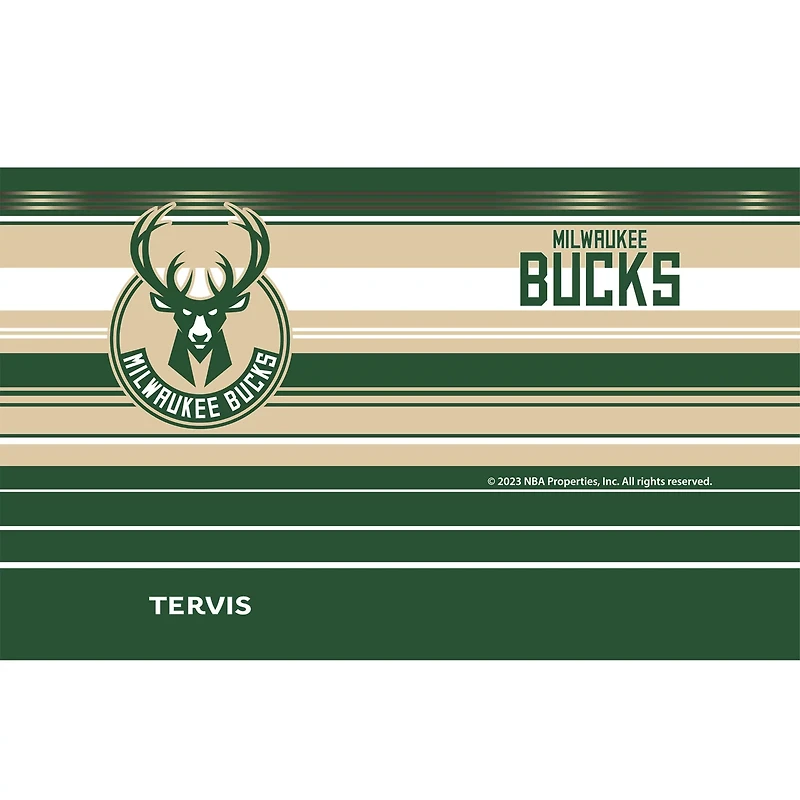 Tervis Milwaukee Bucks 20oz Hype Stripes Stainless Steel Tumbler