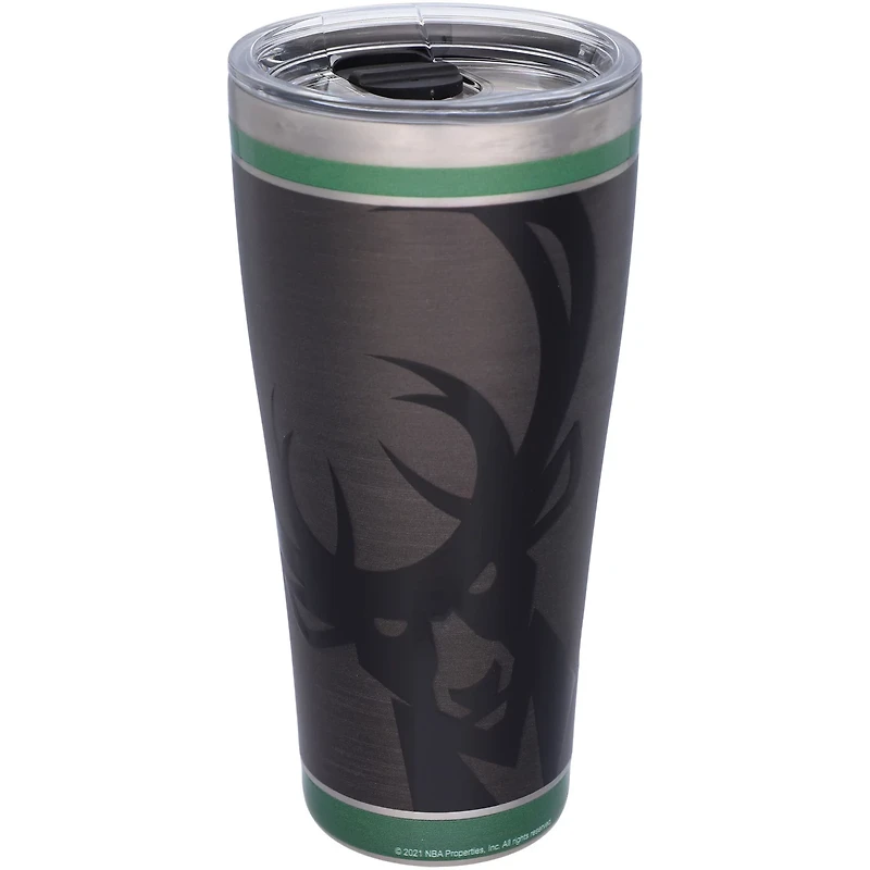 Tervis Milwaukee Bucks 30oz Blackout Stainless Steel Tumbler