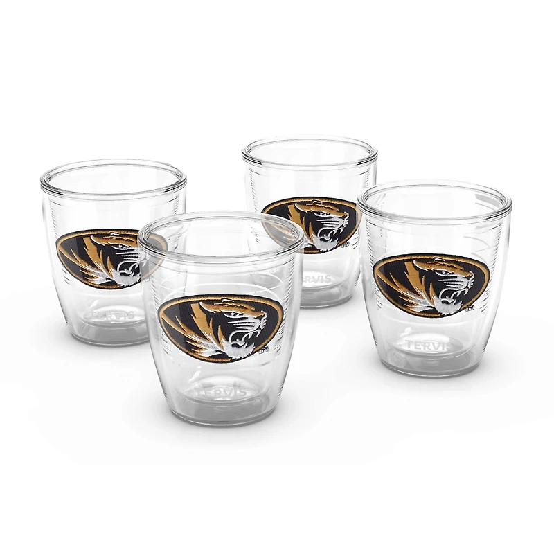 Tervis Missouri Tigers 4-Pack 12oz Emblem Tumbler Set