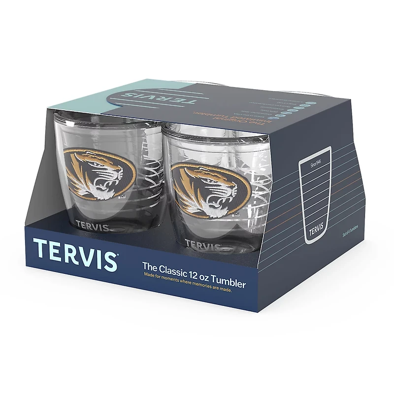 Tervis Missouri Tigers 4-Pack 12oz Emblem Tumbler Set