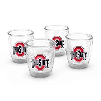 Tervis Ohio State Buckeyes 4-Pack 12oz Emblem Tumbler Set