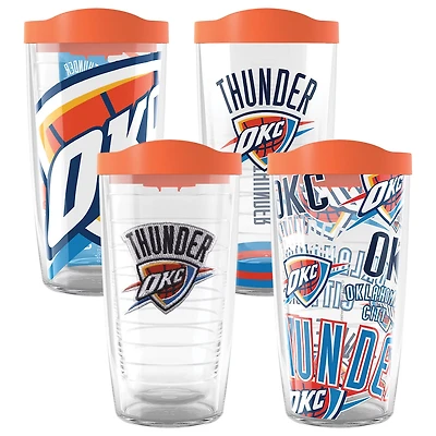 Tervis Oklahoma City Thunder Four-Pack 16oz Classic Tumbler Set