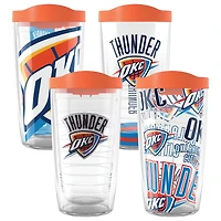 Tervis Oklahoma City Thunder Four-Pack 16oz Classic Tumbler Set