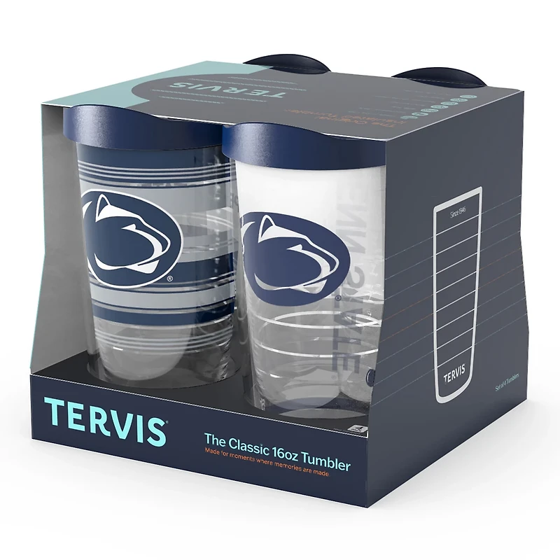 Tervis Penn State Nittany Lions Four-Pack 16oz Classic Tumbler Set