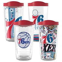 Tervis Philadelphia 76ers Four-Pack 16oz Classic Tumbler Set