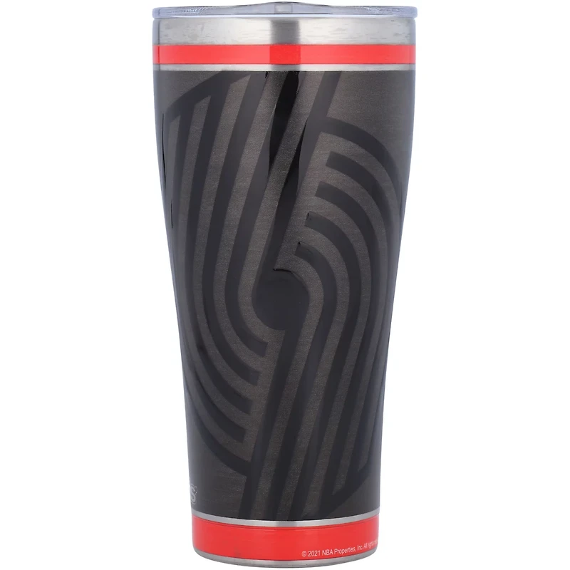 Tervis Portland Trail Blazers 30oz Blackout Stainless Steel Tumbler