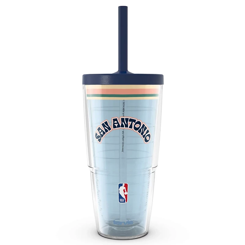 Tervis San Antonio Spurs 2024 25 City Edition 24oz Classic Tumbler with Straw