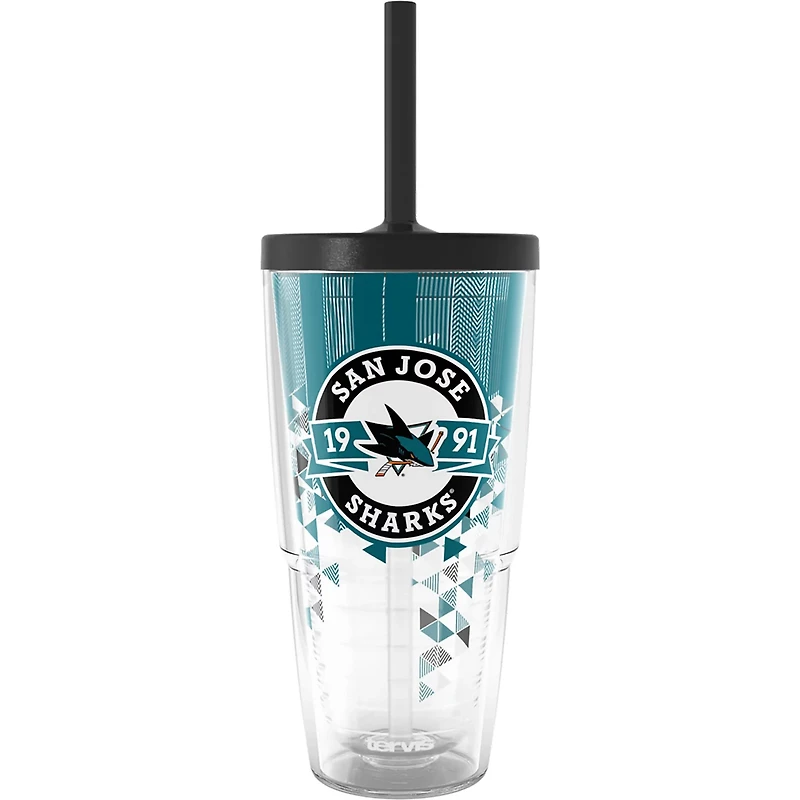 Tervis San Jose Sharks 24oz Shatter Classic Tumbler with Straw Lid