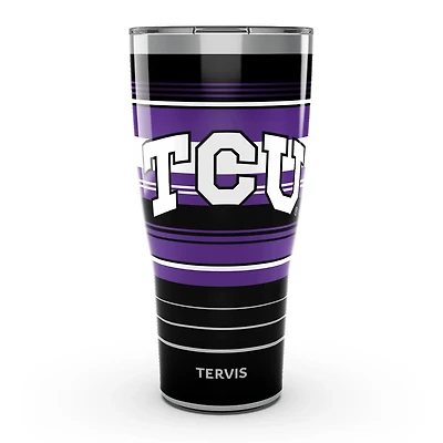 Tervis TCU Horned Frogs 30oz Hype Stripes Stainless Steel Tumbler