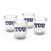 Tervis TCU Horned Frogs 4-Pack 12oz Emblem Tumbler Set