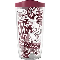 Tervis Texas AM Aggies 16oz Allover Classic Tumbler