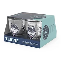 Tervis UConn Huskies 4-Pack 12oz Emblem Tumbler Set
