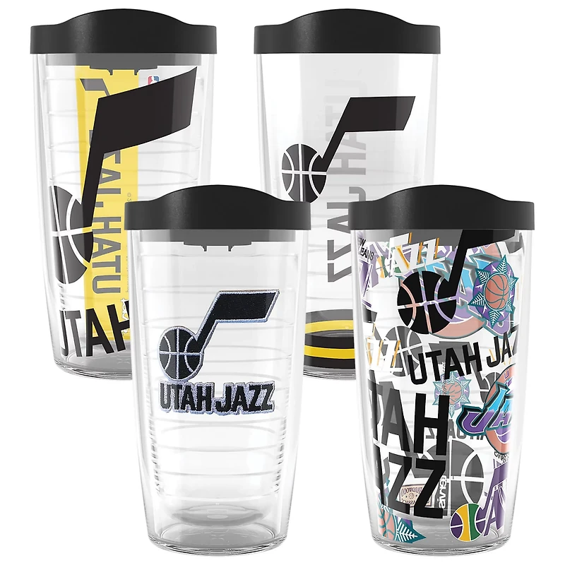 Tervis Utah Jazz Four-Pack 16oz Classic Tumbler Set