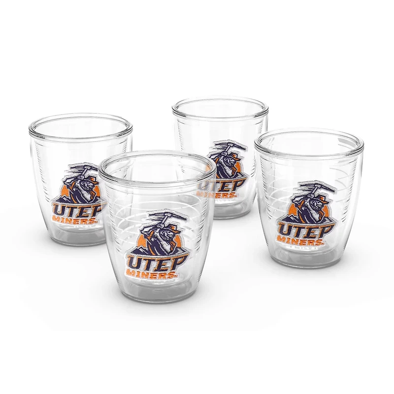Tervis UTEP Miners 4-Pack 12oz Emblem Tumbler Set